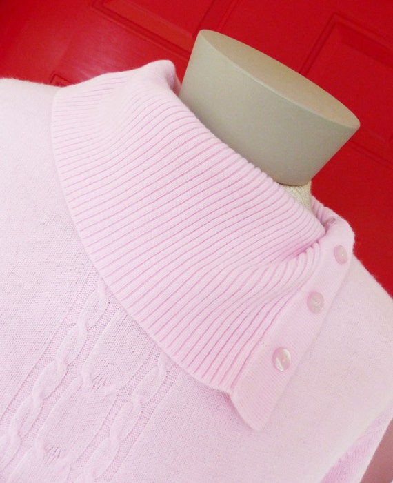 Baby pink super soft long sleeve pullover sweater… - image 1