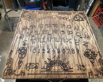 The Ouija Board : rustic spirit ouija talking board