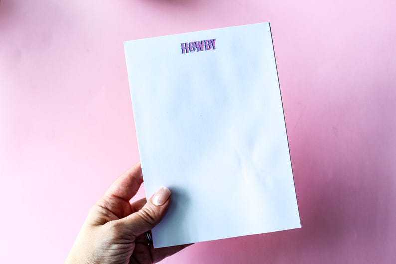 Howdy Note Bad Howdy Notepad | 5