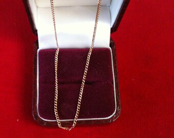 14 K Yellow Gold Chain. 2.0 Gm. 18" Long.