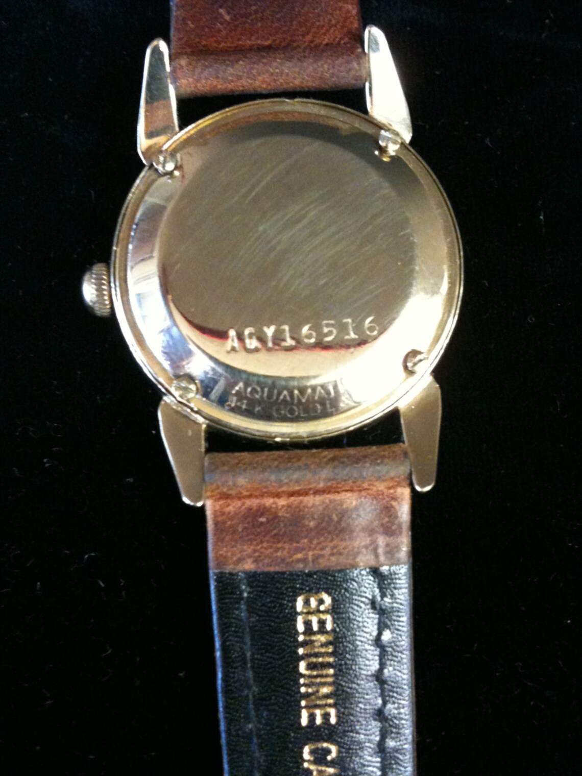 Vintage 14k Gold Men's Watch Croton Aquamatic 360EL With Etsy