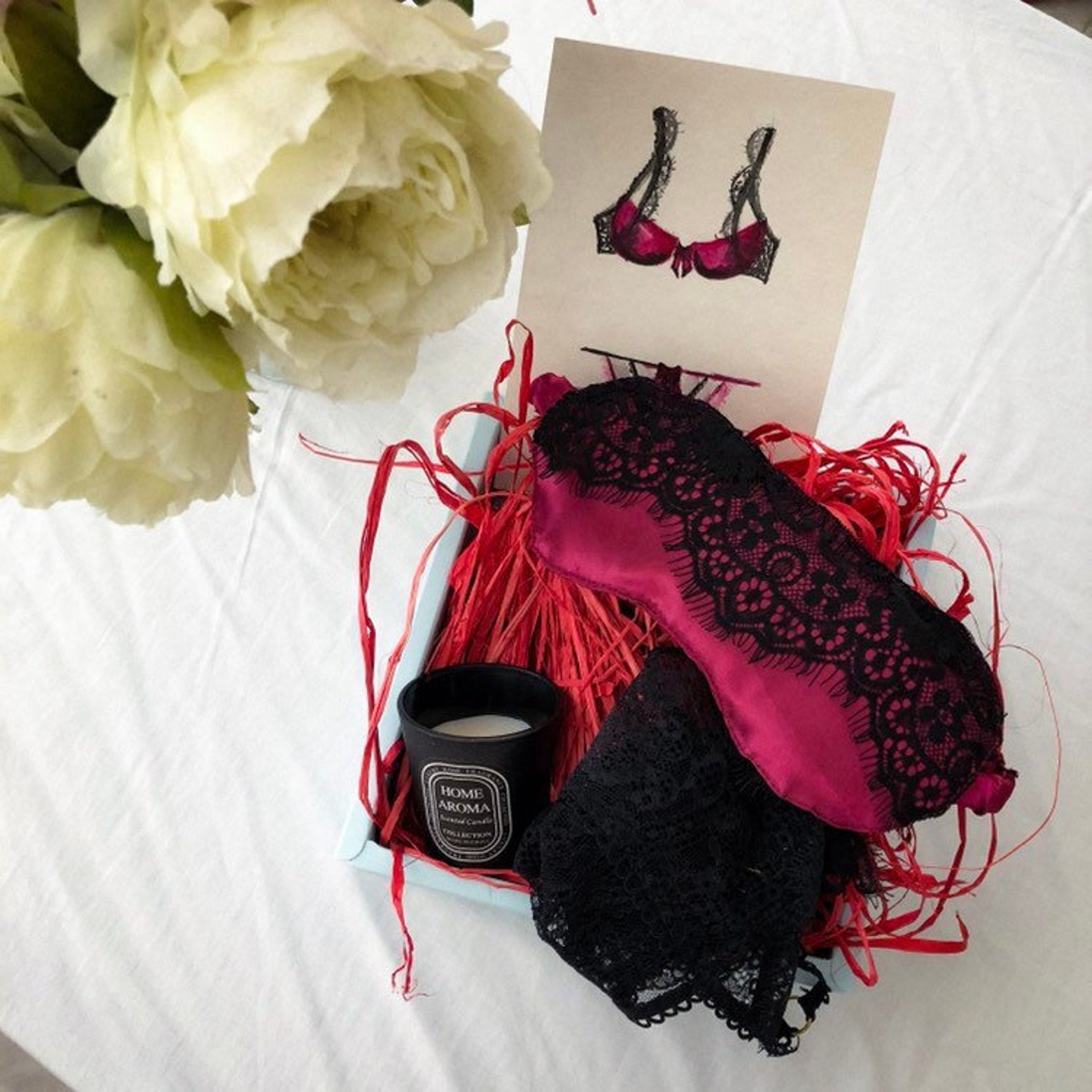 Lingerie Gift Box Handmade Lingerie Valentine's Gift Etsy