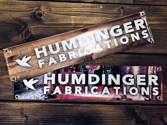 Vinyl Banner Gloss Banner With Grommets Large Scale Gloss Etsy