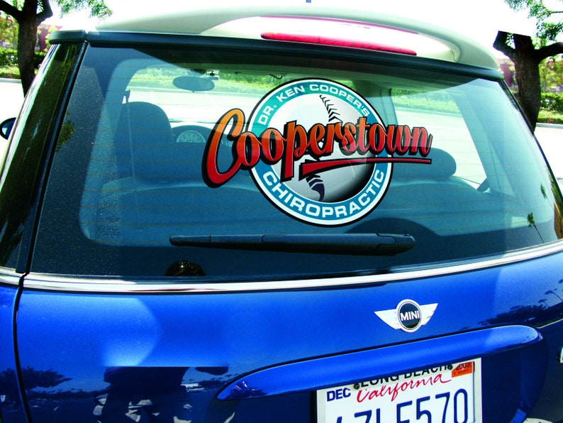 Custom Printed Removable Vinyl Window Graphics Sign Cling Etsy