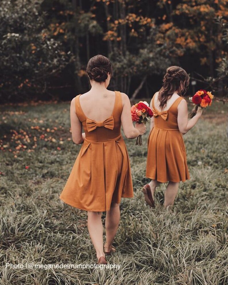 Mustard Yellow Bridesmaid Dresses