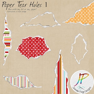 Bordo carta strappata, Scrapbooking png, Grafica digitale, Elementi di scrapbook digitale, Carta strappata png, Scrapbooking digitale, Grafica per uso commerciale