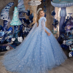 Blumenmädchen Kleid, Blumenmädchen Kleid Tüll, Blumenmädchen Kleid Spitze, Blaues Blumenmädchen Kleid, Erstkommunion Kleid, Junior Brautjungfer Kleid