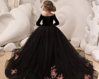 chinese dress ladies Baltic Born Womens Layla Tulle Maxi Dress | Black