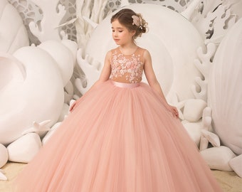 Blush rosa amarillo encaje tul formal flor chica vestido para - Etsy México Blush rosa amarillo encaje tul formal flor chica vestido para - Etsy México