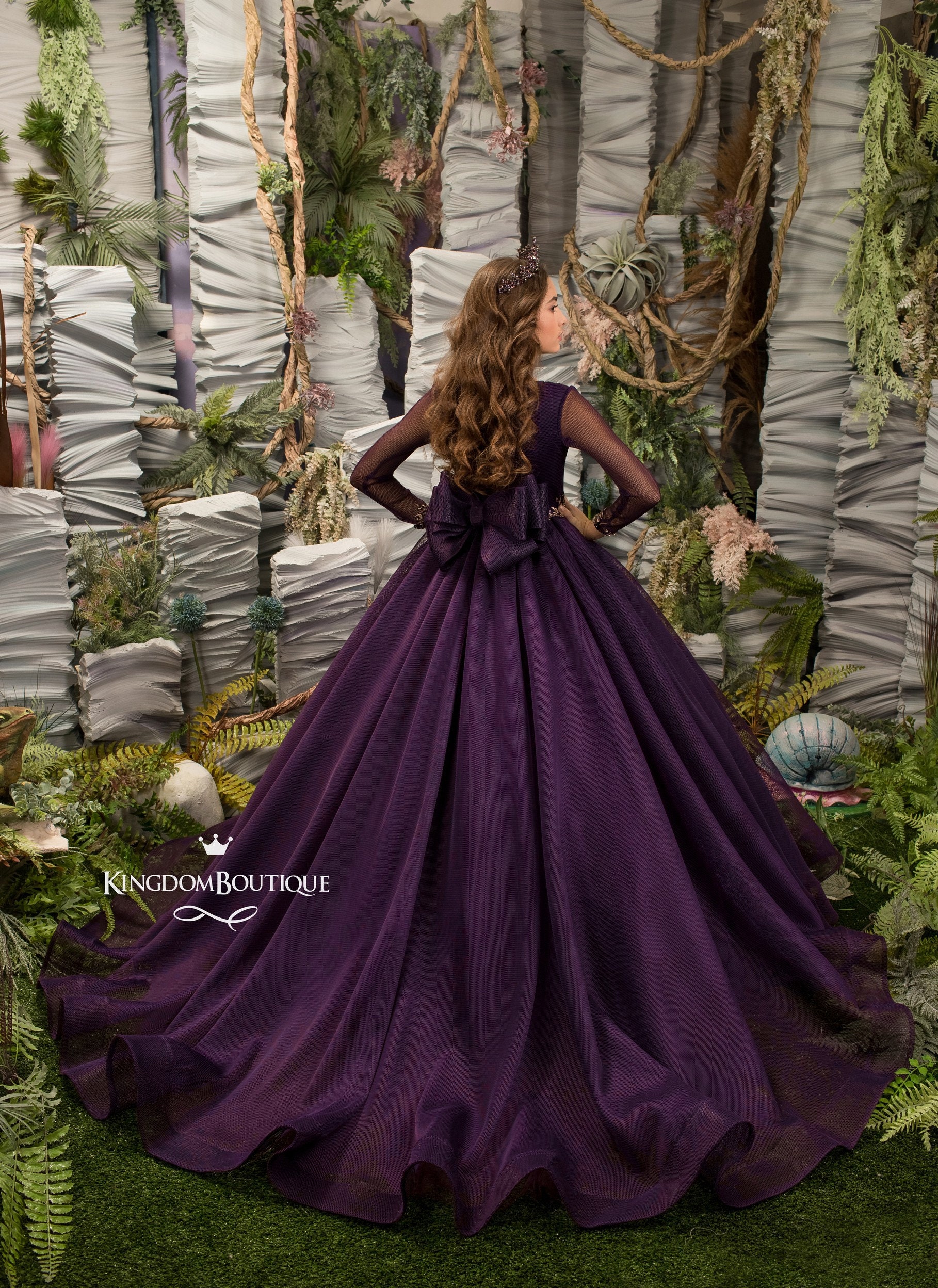 fitted lace wedding dress The Anicoletta’s End of Summer Maxi Dress Purple / One Size (Sizes S-L) / 100% Cotton