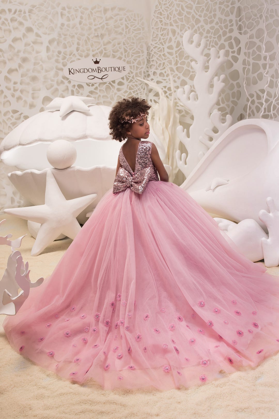 fancy pink dresses Women's Formal & Evening Gowns oversized and perfectly placed to enhance your silhouette while adding a touch of whimsical charm Love Shack Fancy Women Aleria