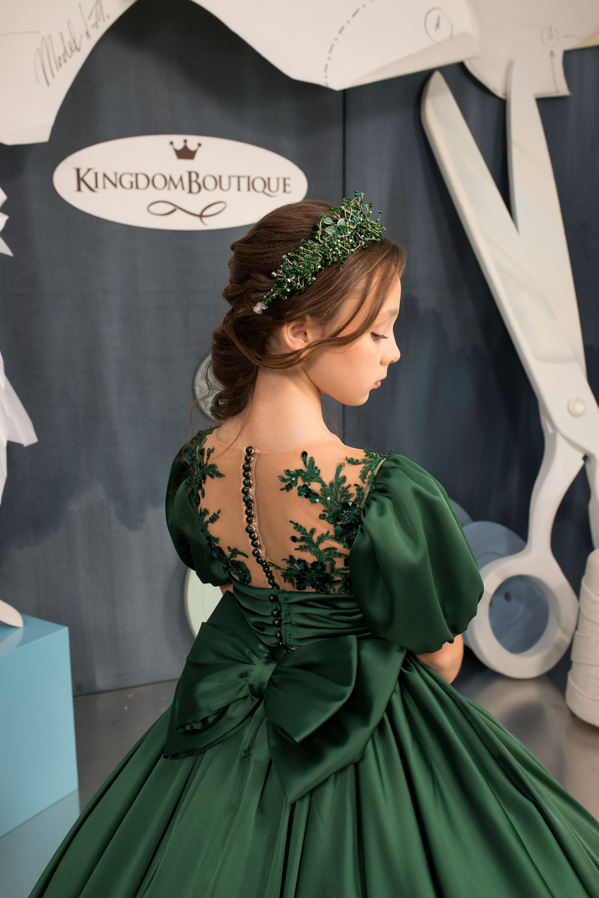 green fancy dress outfits Fancy dress, Emerald Green Fancy dress, Lace Fancy dress, Tulle Fancy dress, Birthday party dress, Wedding party