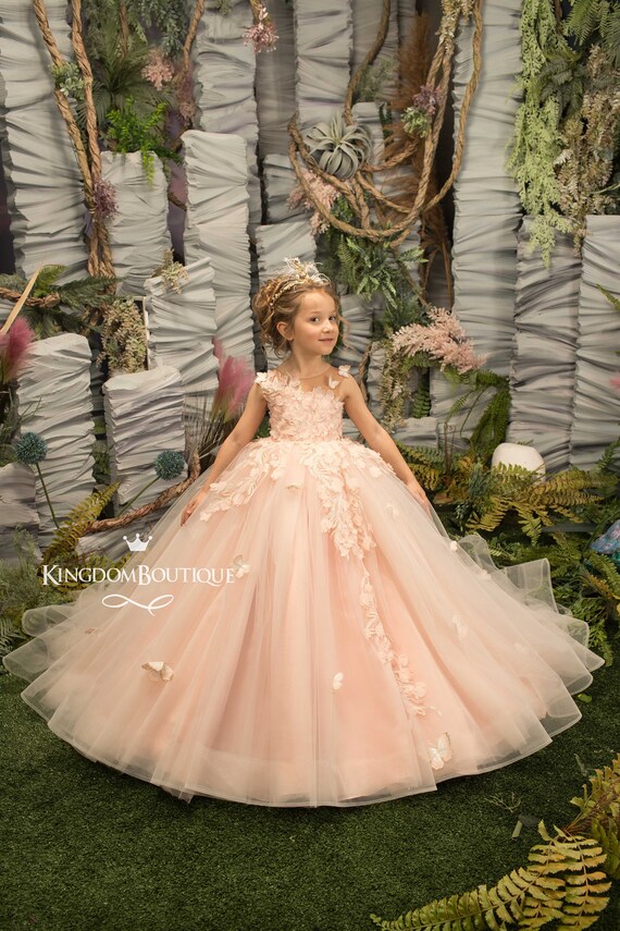 High Low Flower Girl Dress For Wedding Party – TANYA BRIDAL