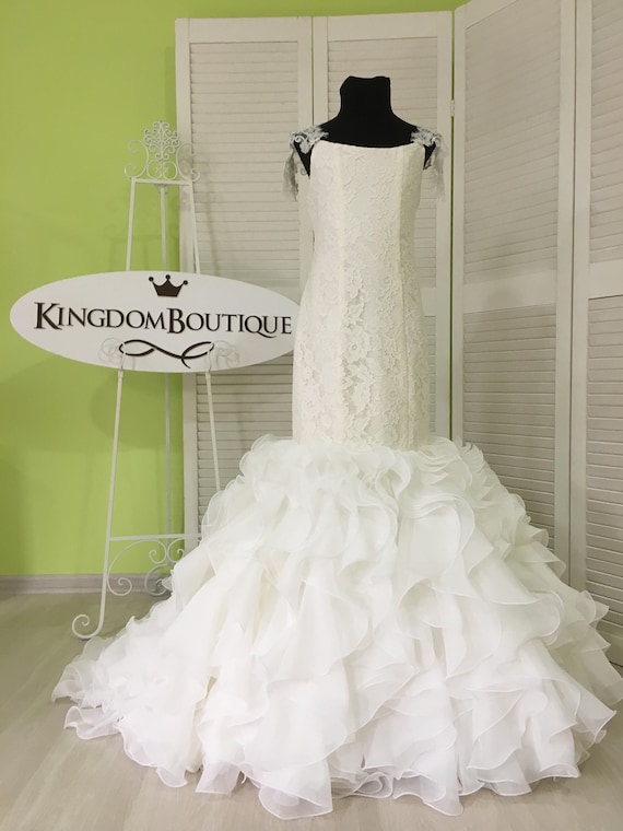 mermaid style flower girl dress