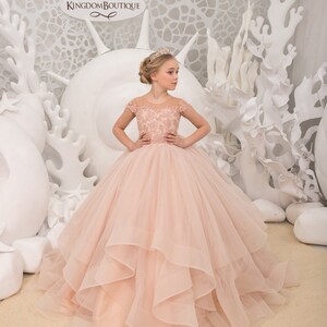 Blumenmädchen Kleid für besonderen Anlass Brautjungfer Party Hochzeit Festzug Geburtstag Fotoshooting Weihnachten
