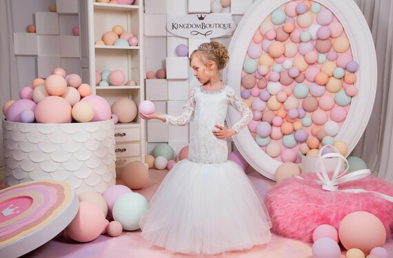 flower girl dresses mermaid