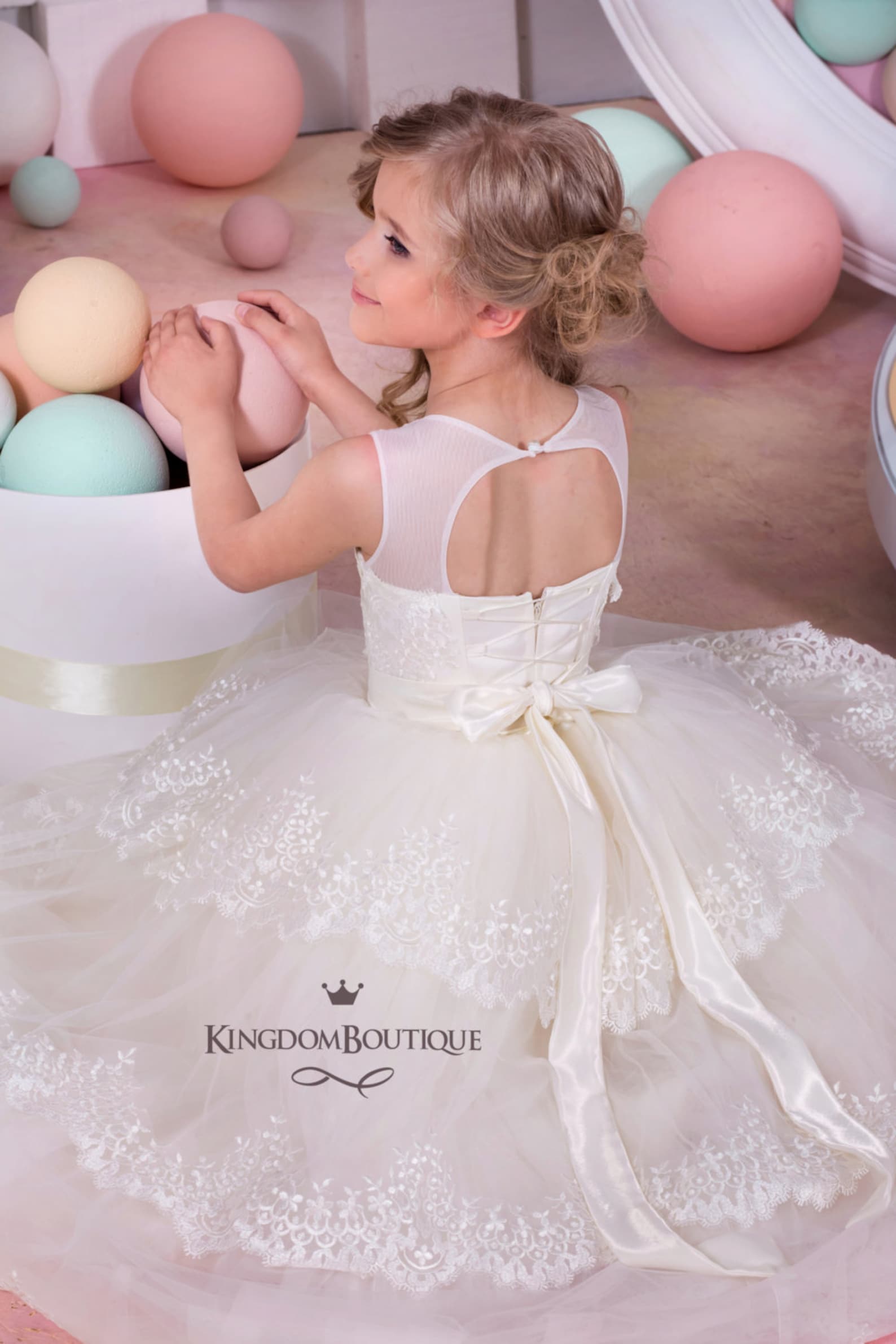 Frosted Lily Girls Formal Dress main image 0