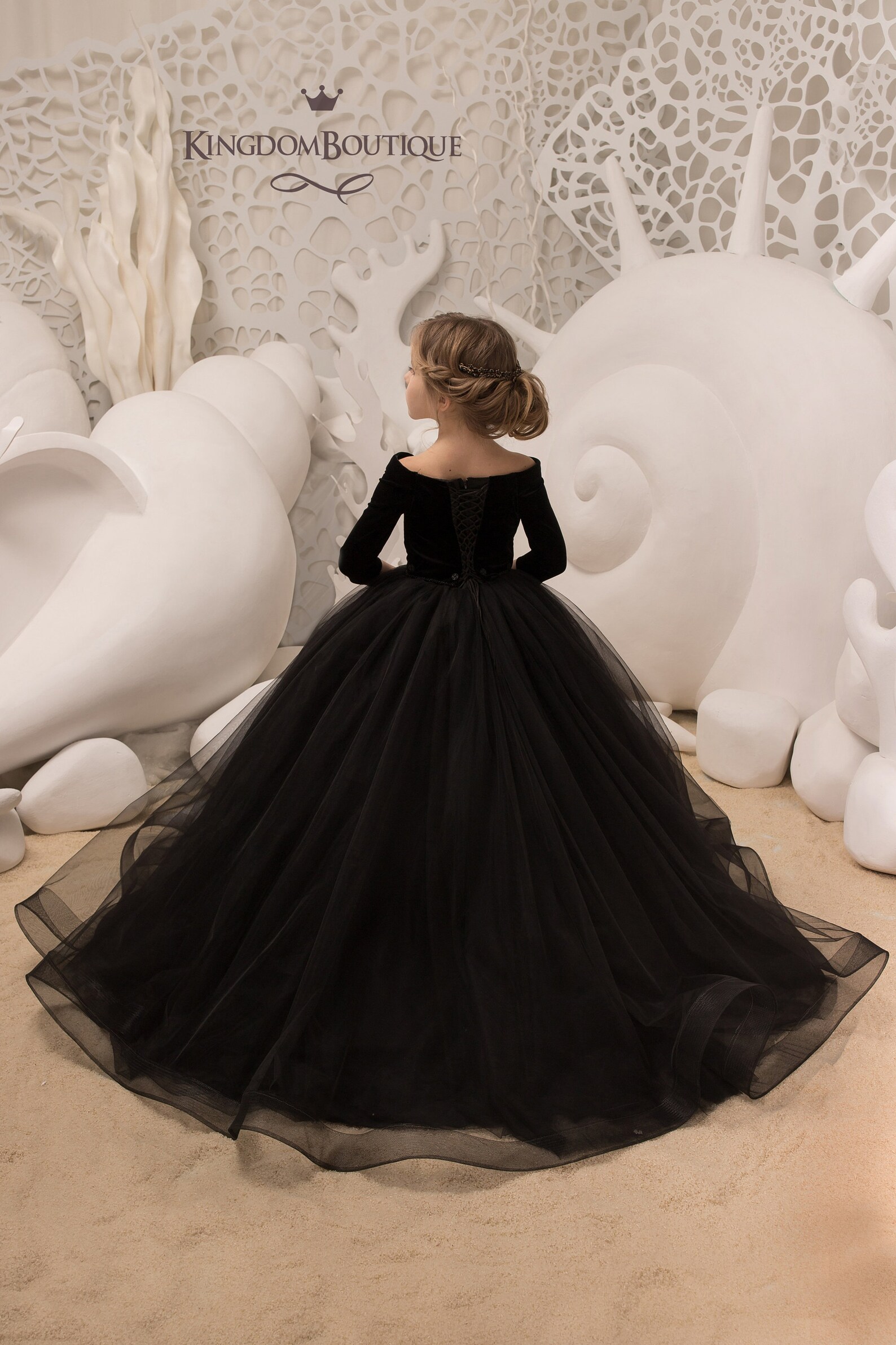 Khloe Lace & Tulle Dress