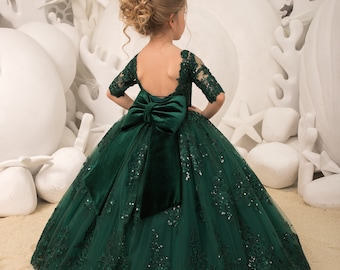 Vestidos verdes de fiesta, más de 80 diseños en distintos tonos de color  verde