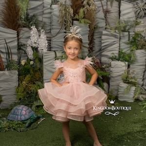 Blumenmädchen Kleid für besonderen Anlass Brautjungfer Party Hochzeit Festzug Geburtstag Fotoshooting Weihnachten