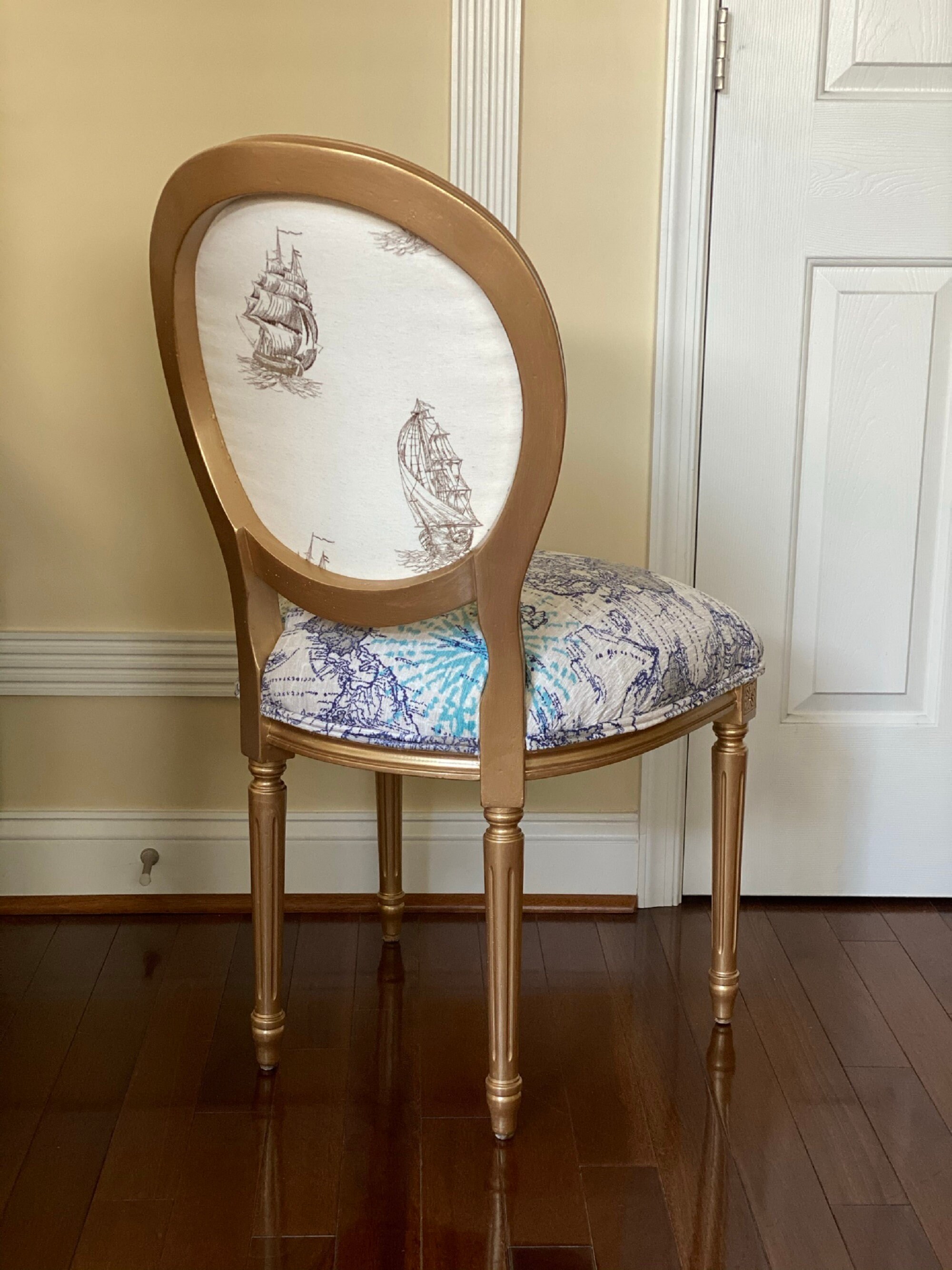 SOLD Custom Upholstered Chair
