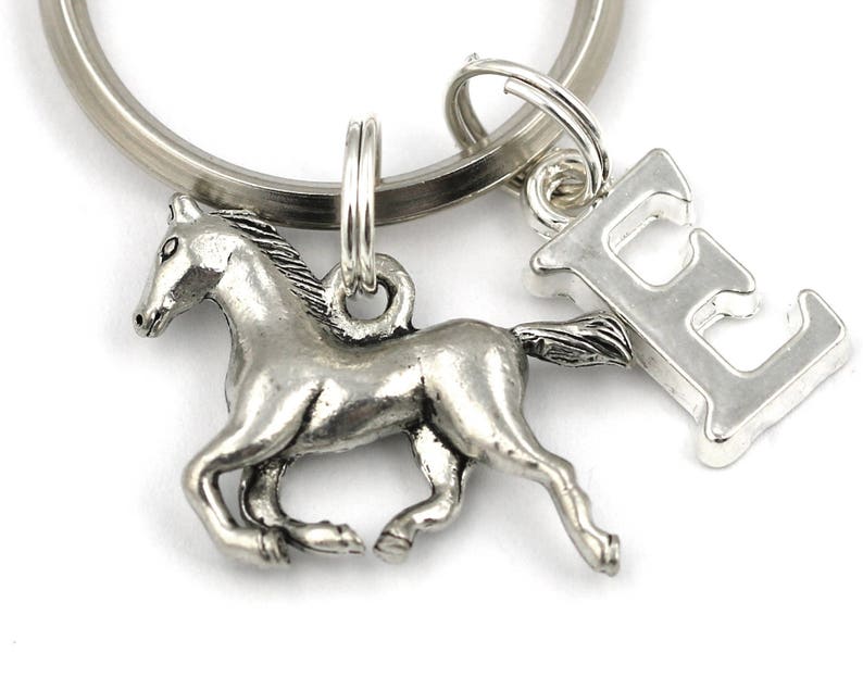 personalized horse keychain