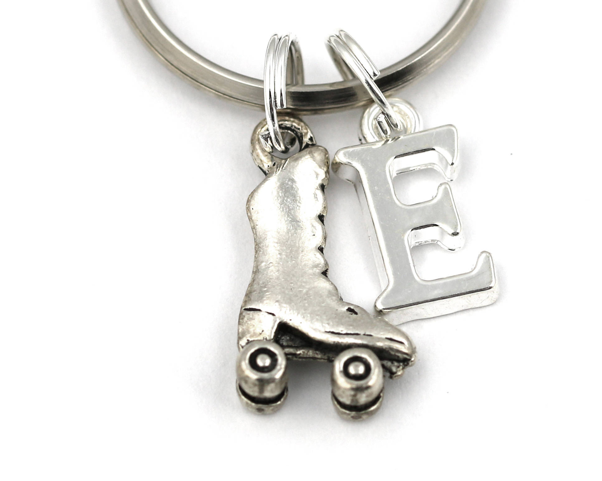 Roller Skate Key Ring Personalized Roller Derby Keychain Etsy