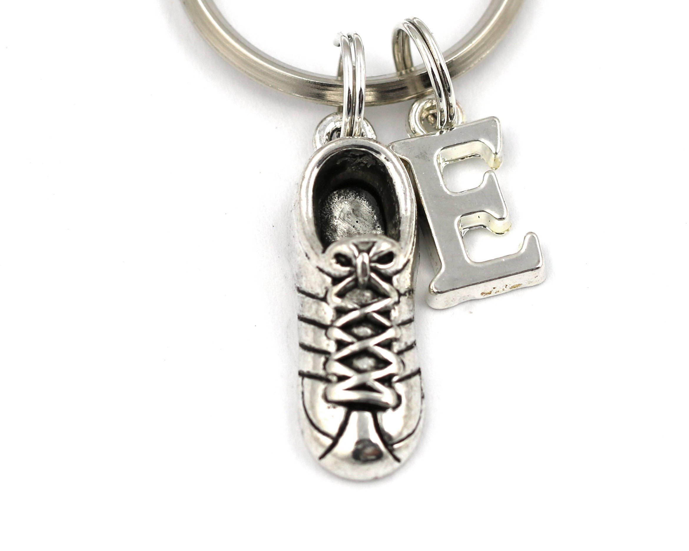 Running Shoe Key Ring Personalized Running Keychain Marathon Etsy