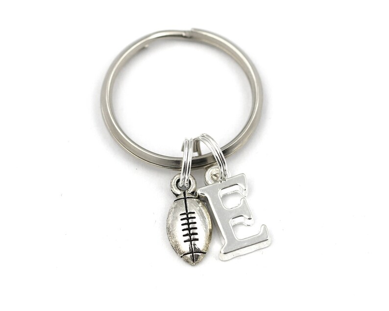 Small Rugby Key Ring Personalized Rugby Keychain Rugby Ball Etsy