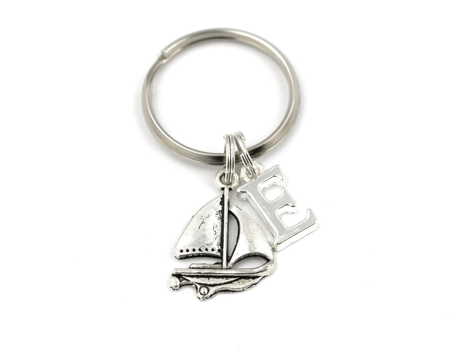 Boat Key Ring Personalized Sailing Ship Keychain Ship Etsy