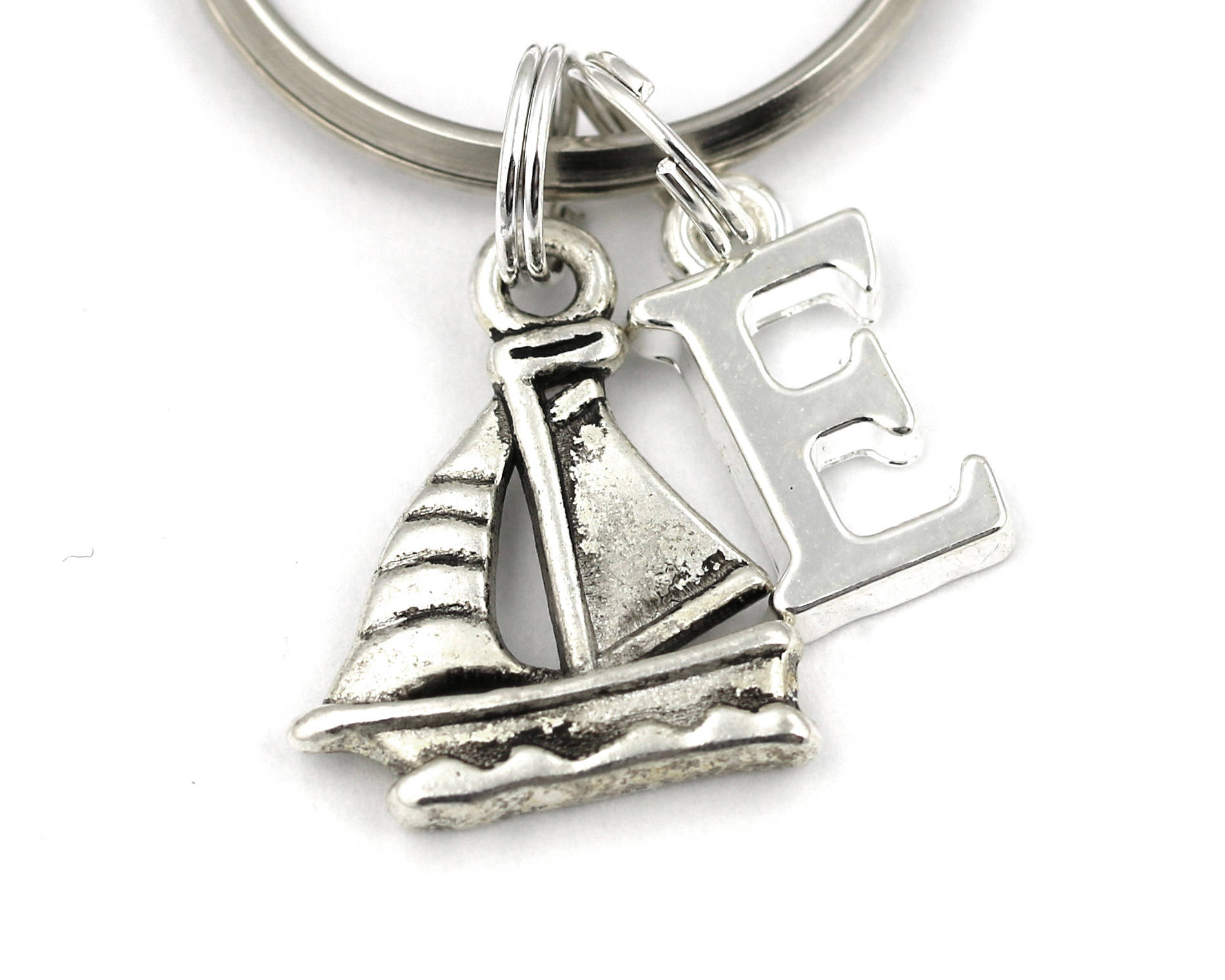Boat Key Ring Personalized Sailing Ship Keychain Ship Etsy