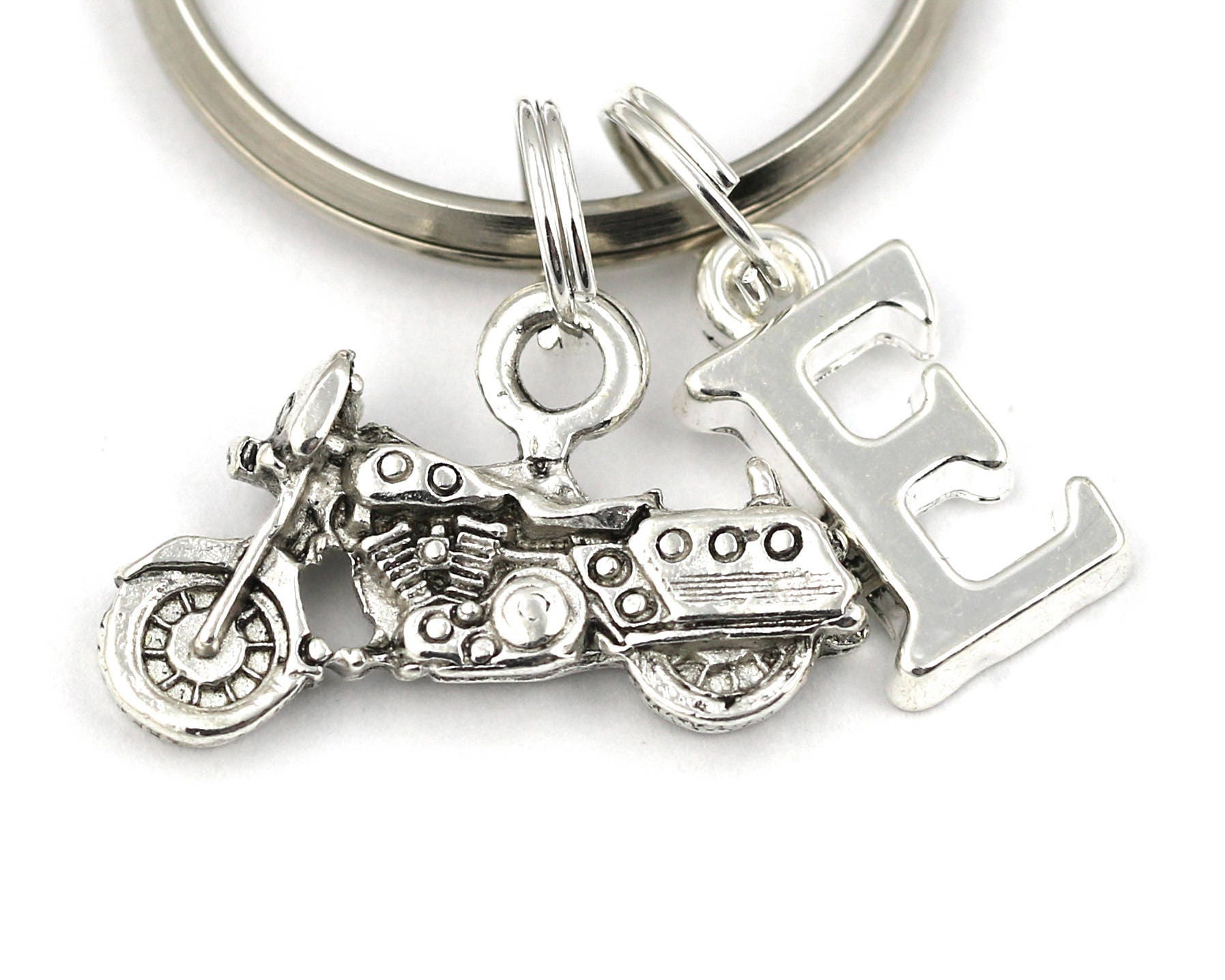 Motorbike Key Ring Personalized Motorbike Keychain Motorbike Etsy
