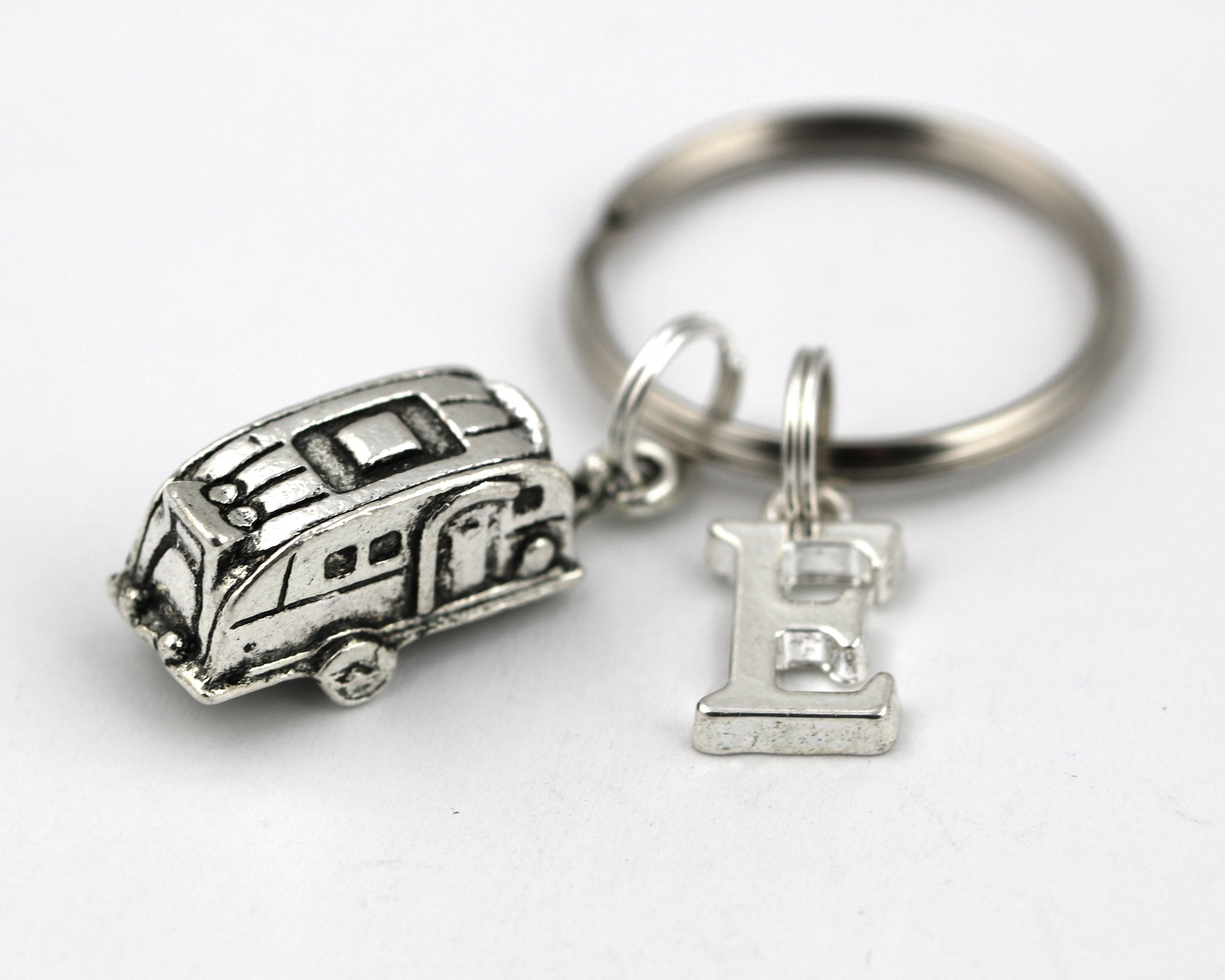 Caravan Key Ring Personalized Trailer Keychain Camper Etsy