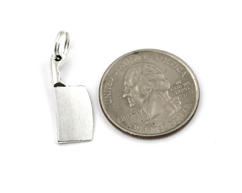 Meat Cleaver Key Ring Personalized Butcher Keychain Chef Etsy