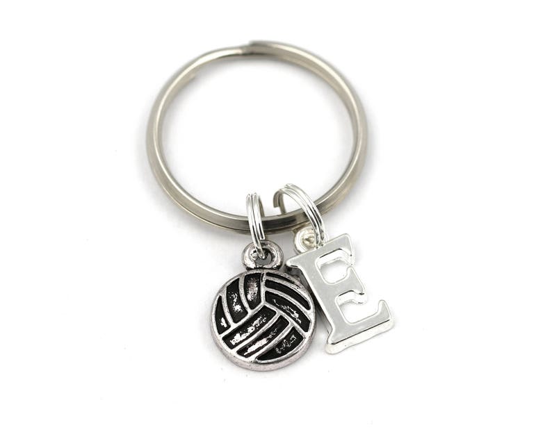 Volleyball Key Ring Personalized Volleyball Keychain Senior Etsy