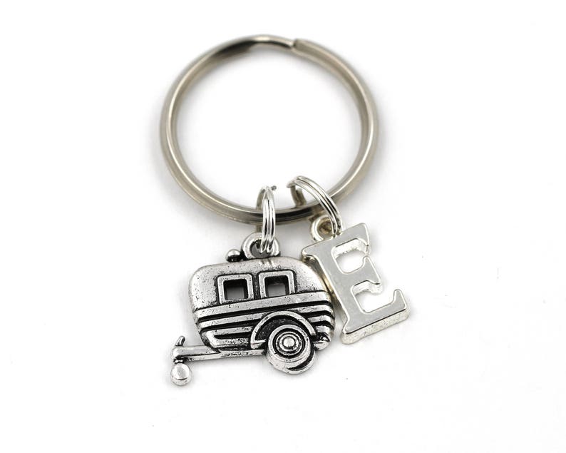 Caravan Key Ring Personalized Trailer Keychain Camper Etsy