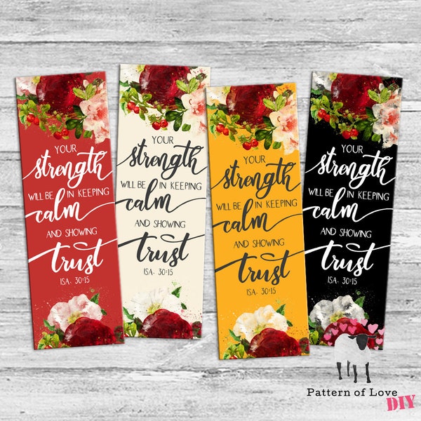 Your Strength Will Be In Keeping Calm And Showing Trust Printable Etsy Your Strength Will Be In Keeping Calm And Showing Trust Printable Etsy