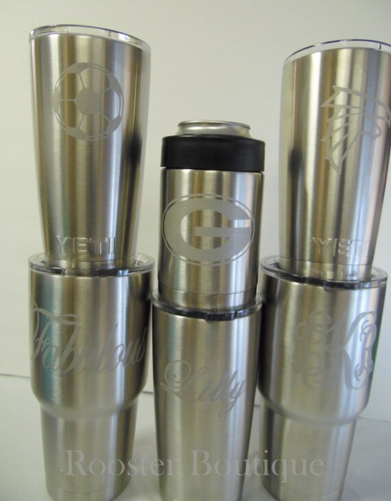 sandblasting yeti cup