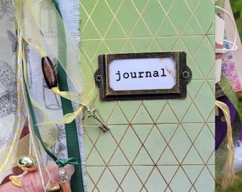 Junk Journal, Scrapbook, Handmade, Notebook, Art Journal, Mixed Paper, Women's gift, Christmas Gift, Christian Inspiration