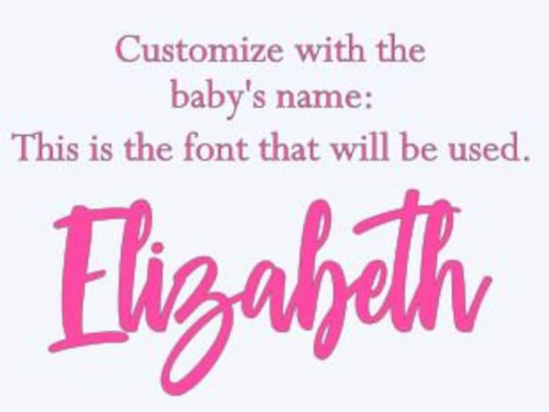 Baby Girl Decorating Station Iron On Transfers, Baby Shower Games, DIY Decorating Kit, Infant Station Kit for Baby Girl image 8