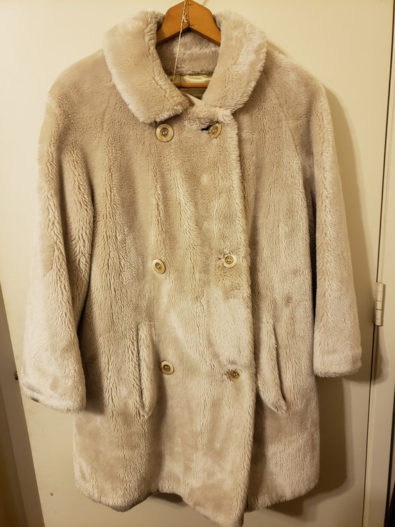 Vintage 50s 60s Borgana Sportowne Coat Size 12