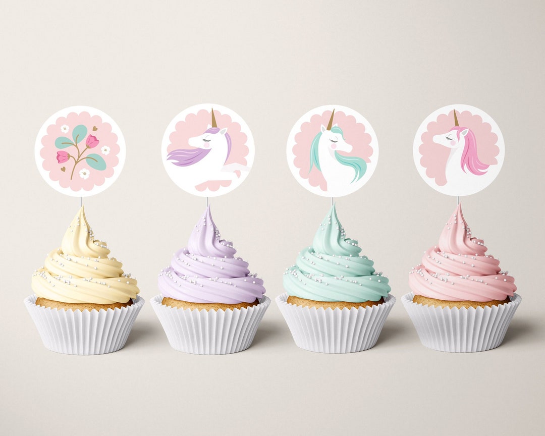 Rainbow Unicorn Cupcake Toppers Diy Unicorn Toppers Illustrated Unicorn Party Toppers Unicorn Rainbow Unicorn Cupcake Toppers Diy Unicorn Toppers Illustrated Unicorn Party Toppers Unicorn