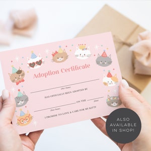 Cute Cat Invitation Template, Editable Kitten Invitation, Girls Cat Party, Digital Cat Invitation, Corjl Invitation, Party Kitties 842 image 7