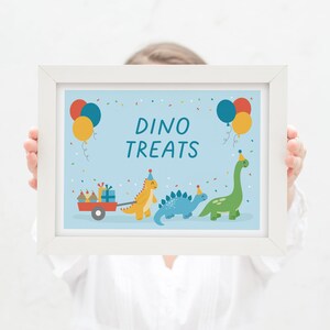 Tamanho da letra do sinal de dinossauro, sinal de festa de dinossauro editável