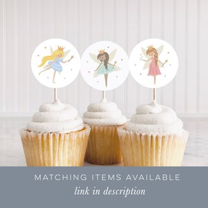 Editable Fairy Invitation, Fairy Princess Invitation Template, Fairy Party Invitation, Girls 2nd 3rd 4th 5th 6th 7th Birthday Invitation 123 image 10