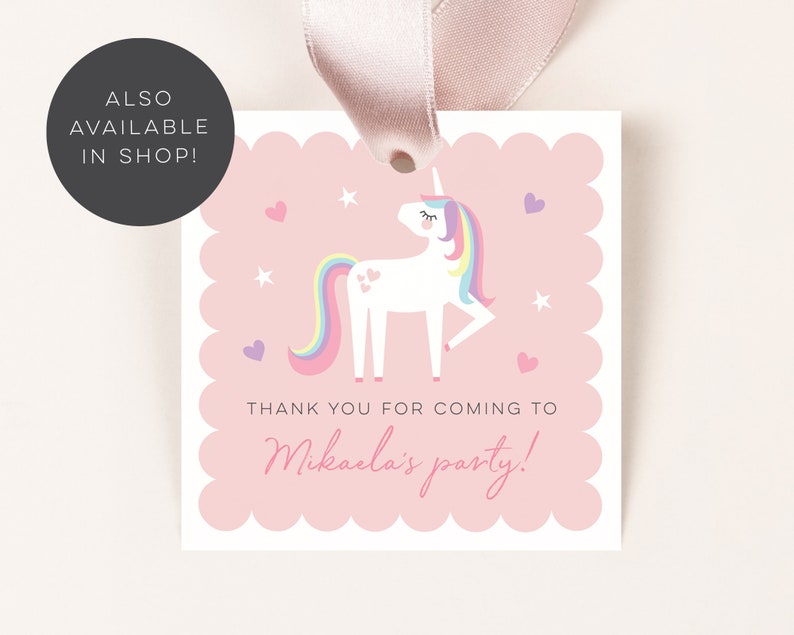 Pink Rainbow Unicorn Invitation, Magical Unicorn Party Invite, Girls Invitation template, Rainbow unicorn Printable, Rainbow Unicorn 689 image 8