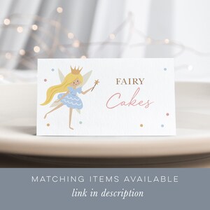 Editable Fairy Invitation, Fairy Princess Invitation Template, Fairy Party Invitation, Girls 2nd 3rd 4th 5th 6th 7th Birthday Invitation 123 image 7