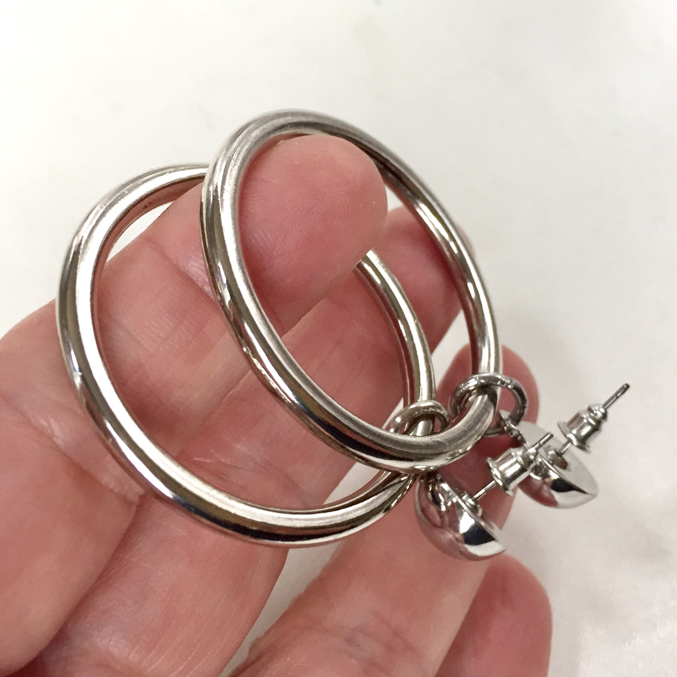 Single Earring Keychain Ambush Key Earring 70s Large Platinum