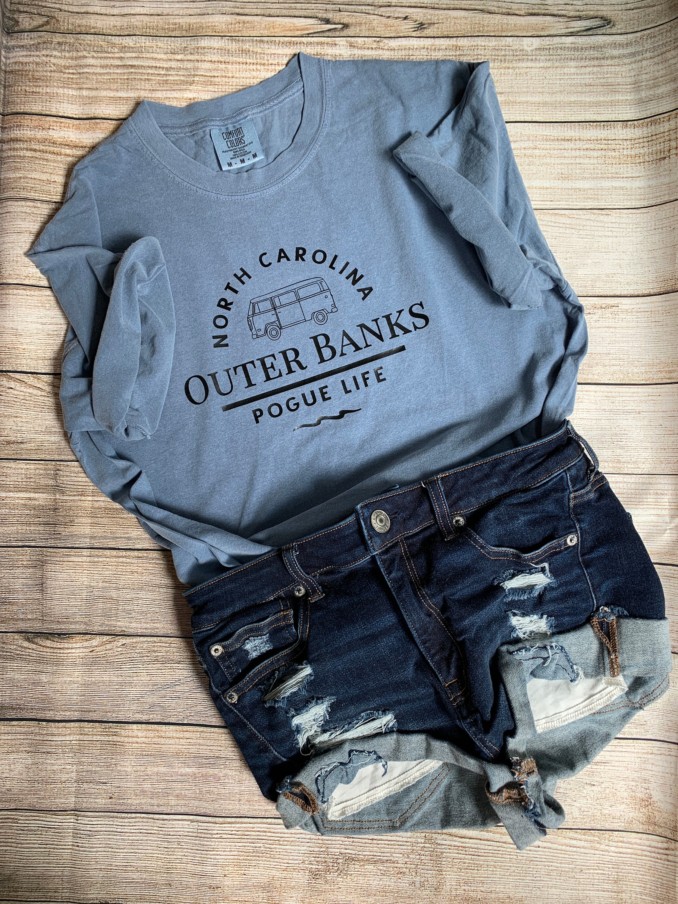 outer banks comfort colors t shirt