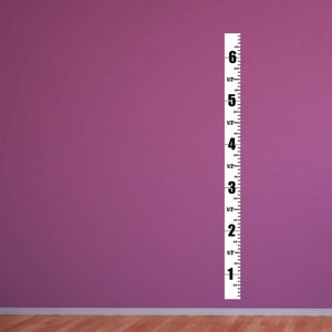 Kids Wall SLIM Ruler Groeikaart - Hoogte Kinderen, Jongens en Meisjes / Mini